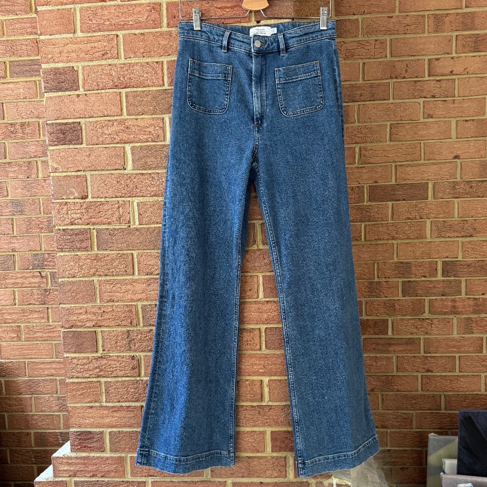 & Other Stories High Waisted Boot Cut Jeans